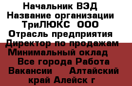 Начальник ВЭД › Название организации ­ ТриЛЮКС, ООО › Отрасль предприятия ­ Директор по продажам › Минимальный оклад ­ 1 - Все города Работа » Вакансии   . Алтайский край,Алейск г.